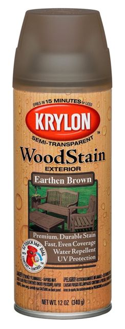 3607 earthern brown wood stain krylon
